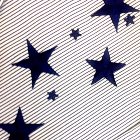 Stripe Star Trend Applique Embroidered 90’s Top - Picture 8 of 8